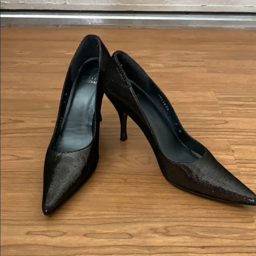 Pointed Toe Stuart Weitzman Stiletto Heels - image 1
